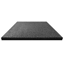 Avis vidaXL Carreaux de protection antichoc - Noir