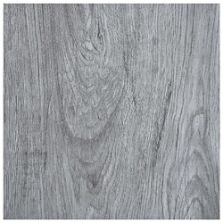 vidaXL Planches autoadhésives 5,11 m² - PVC Gris clair