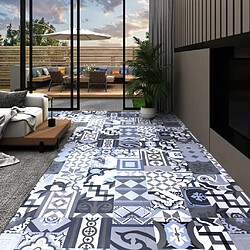 vidaXL Dalles de plancher autoadhésives 20pcs Motif coloré