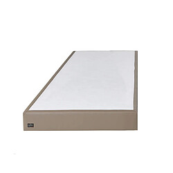 Ebac Sommier tapissier 1 place - Taupe