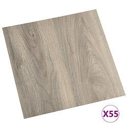 vidaXL Dalles Autoadhésives 55 pcs - Taupe