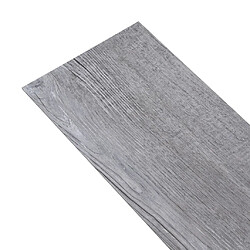 Acheter vidaXL Dalles de plancher PVC 5,02 m² autoadhésif gris bois mat