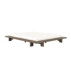 Inside 75 Sommier Japan Bed Carob - Marron