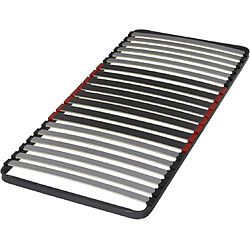 Ebac Sommier cadre à lattes - Gris