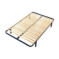 Mes Sommier cadre à lattes - Bleu marine