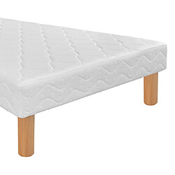 Mes Sommier tapissier 90x200 - Blanc