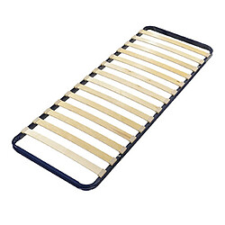 Mes Sommier cadre à lattes - Bleu foncé