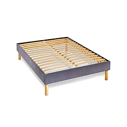 Mes Sommier tapissier 14 lattes - Rouge