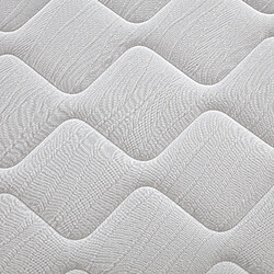 Acheter Luxury literie Sommier tapissier 2 places - Blanc