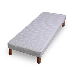 Mes Sommier tapissier 1 place - Blanc