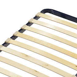 Mes Sommier cadre à lattes - Bleu foncé