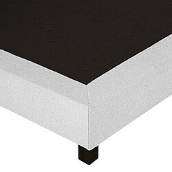 Avis Luxury literie Sommier tapissier 2 places - Gris