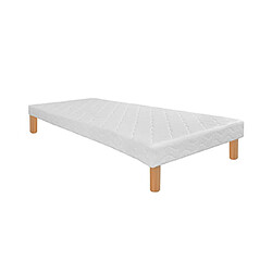 Mes Sommier tapissier 90x200 - Blanc