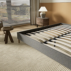 Acheter November sleep Sommier à lattes déco - Gris