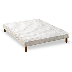 Mes Sommier tapissier 2 personnes - Blanc