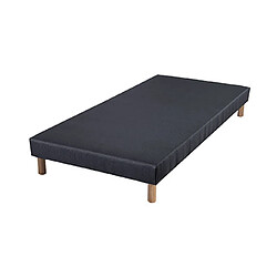 Mes Sommier 1 place à lattes - Anthracite