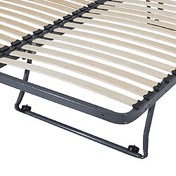 Acheter Mes Sommier gigogne métal - Gris foncé