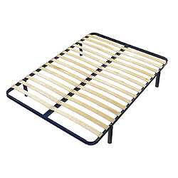 Mes Sommier cadre à lattes - Bleu foncé