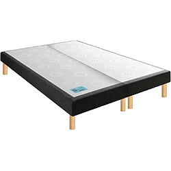 Mérinos Sommier cadre à lattes - Bleu marine