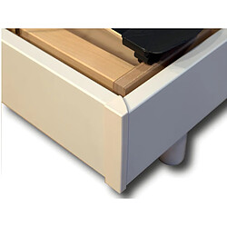 VENTE-UNIQUE Sommier Relax 80x200 - Blanc