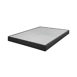 MES Sommier tapissier 140x200 Gris Dreamo