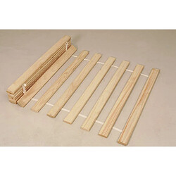 Pegane Sommier à lattes - Naturel