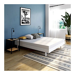 Acheter Ebac Sommier Decokit à lattes - Blanc