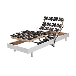 Mes Plumatex sommier électrique - Blanc