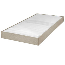 Mes Sommier tapissier Dreamo 90x200 - Lin