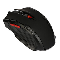 Souris de jeu 6D sans fil 2,4 GHz Noire