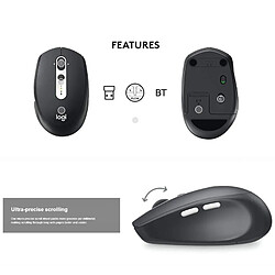 Souris Bluetooth Sans Fil 2,4 GHz - Noir