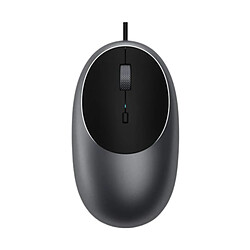 Satechi Souris Filaire C1 USB-C Moderne et Ambidextre Gris