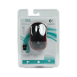 Totalcadeau Souris optique sans fil - Rouge