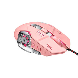 Souris gaming P26 - Rose