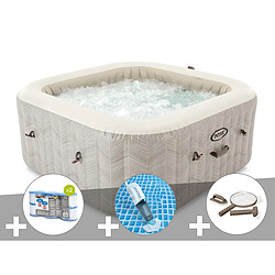 Intex PureSpa Chevron Bulles - Carré 6 places