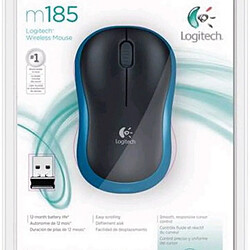 Totalcadeau Souris Optique Sans Fil - Bleu