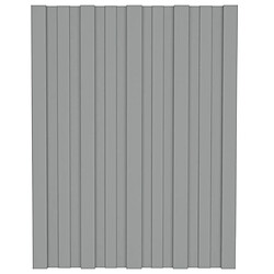 vidaXL Panneaux De Toiture - Gris