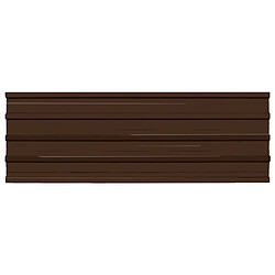vidaXL Panneaux De Toiture - Marron