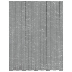 vidaXL Panneaux De Toiture - Argenté