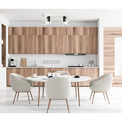 Italux Mola Plafonnier - Blanc/Noir