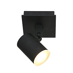 Lumière Spot Simple Noir Mat IP44