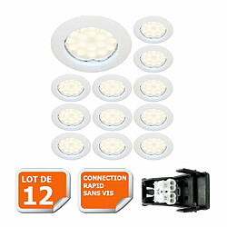 Lampesecoenergie Lot 12 Spots LED Fixes