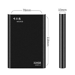 Wewoo Disque dur mobile - 320 Go