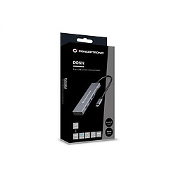 CONCEPTRONIC HUB 6en1 USB-C 100W pas cher