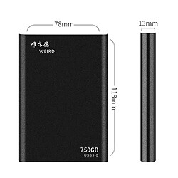 Wewoo SSD externe - 750 Go