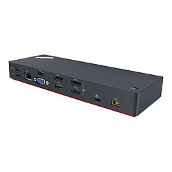 Lenovo 40AC0135EU Dock Thunderbolt 3 - Ethernet LAN 10/100/1000 Mbps - Noir