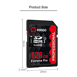 Wewoo Carte SD 128 Go Class 10
