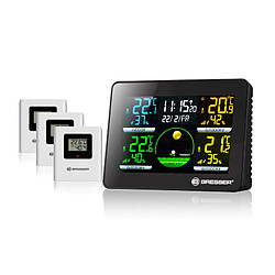 Bresser Station météo Quadro - Thermomètre, hygromètre 4 zones