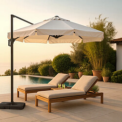 Elios parasols Parasol déporté - Beige