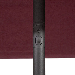 Hesperide Parasol Soya carré - Bordeaux